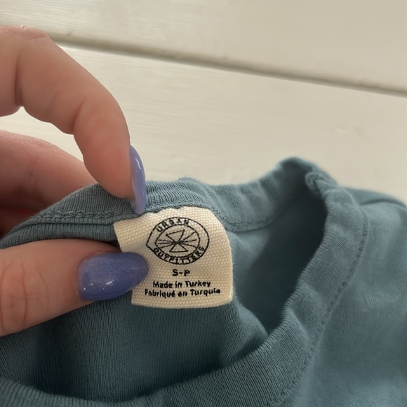 UO Renewal Butterfly Tie-Back Tank Top in Blue - Picture 6 of 7